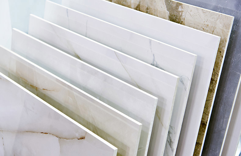 a selection of bathroom tiles