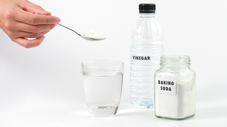 vinegar and baking soda